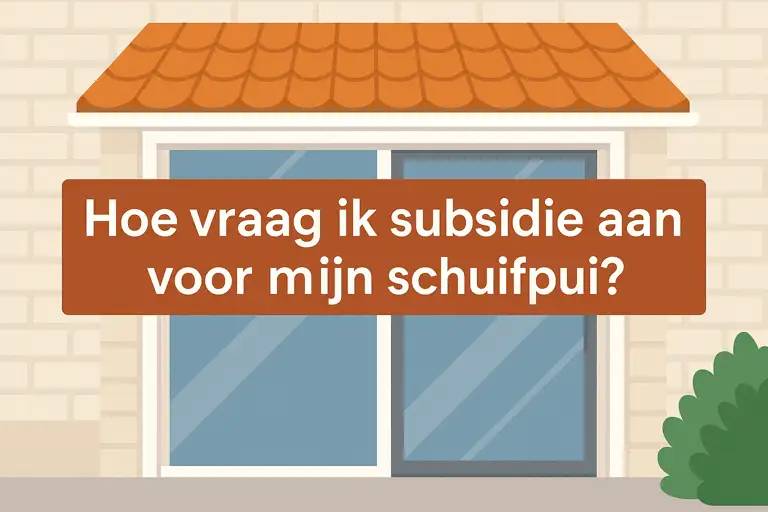 Hoe vraag ik subsidie aan voor mijn schuifpui? | Simpel Subsidie
